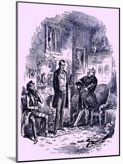 Dombey & Son by Charles Dickens-Hablot Knight Browne-Mounted Giclee Print