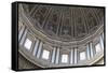 Dome and Frescoes in St. Peter's Basilica, Vatican, Rome, Lazio, Italy, Europe-Godong-Framed Stretched Canvas