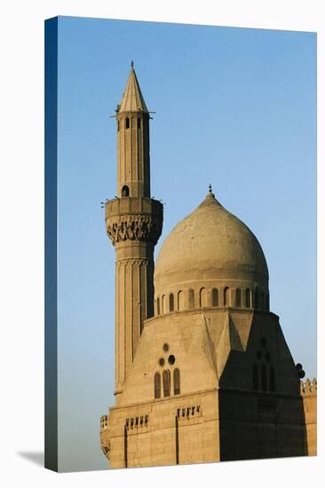 Dome and Minaret, Aqsunqur Mosque-null-Stretched Canvas