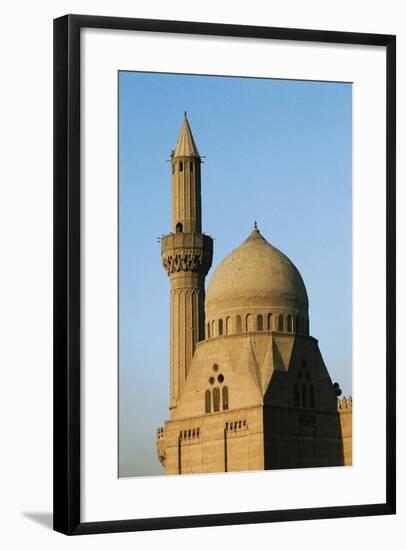 Dome and Minaret, Aqsunqur Mosque-null-Framed Giclee Print