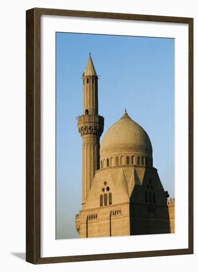Dome and Minaret, Aqsunqur Mosque-null-Framed Giclee Print