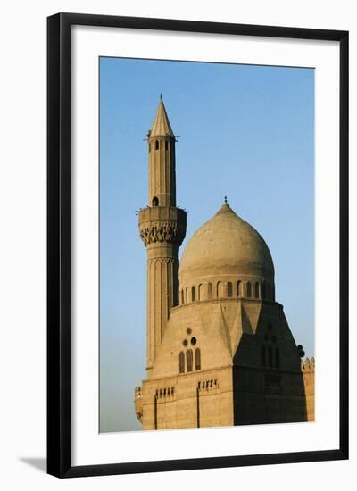 Dome and Minaret, Aqsunqur Mosque-null-Framed Giclee Print