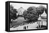 Dome and Pavilion Gardens, Brighton, Early 20th Century-null-Framed Stretched Canvas