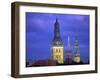 Dome Cathedral, St. Peter's and St. Saviour's Churches, Riga, Latvia-Peter Adams-Framed Photographic Print