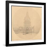 Dôme des Invalides : projet de tombeau pour Napoléon Ier-Henri Labrouste-Framed Giclee Print