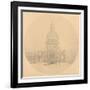 Dôme des Invalides : projet de tombeau pour Napoléon Ier-Henri Labrouste-Framed Giclee Print