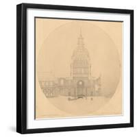 Dôme des Invalides : projet de tombeau pour Napoléon Ier-Henri Labrouste-Framed Giclee Print