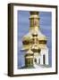 Dome detail, Pechersk Lavra (Monastery of the Caves), Kiev, Ukraine-William Sutton-Framed Photographic Print