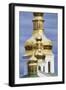 Dome detail, Pechersk Lavra (Monastery of the Caves), Kiev, Ukraine-William Sutton-Framed Photographic Print