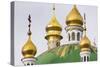 Dome detail, Pechersk Lavra (Monastery of the Caves), Kiev, Ukraine-William Sutton-Stretched Canvas