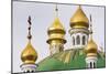 Dome detail, Pechersk Lavra (Monastery of the Caves), Kiev, Ukraine-William Sutton-Mounted Photographic Print