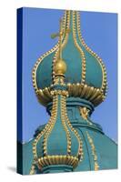 Dome detail, St. Andrew's Church, Kiev, Ukraine.-William Sutton-Stretched Canvas