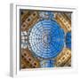 Dome in Galleria Vittorio Emanuele, Milan, Italy-weruskak-Framed Photographic Print