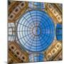 Dome in Galleria Vittorio Emanuele, Milan, Italy-weruskak-Mounted Photographic Print