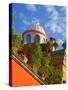 Dome of A Church, San Miguel De Allende, Guanajuato State, Mexico-Julie Eggers-Stretched Canvas