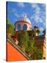 Dome of A Church, San Miguel De Allende, Guanajuato State, Mexico-Julie Eggers-Stretched Canvas