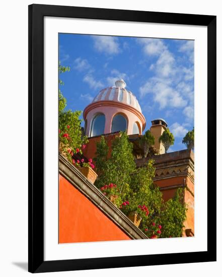 Dome of A Church, San Miguel De Allende, Guanajuato State, Mexico-Julie Eggers-Framed Photographic Print