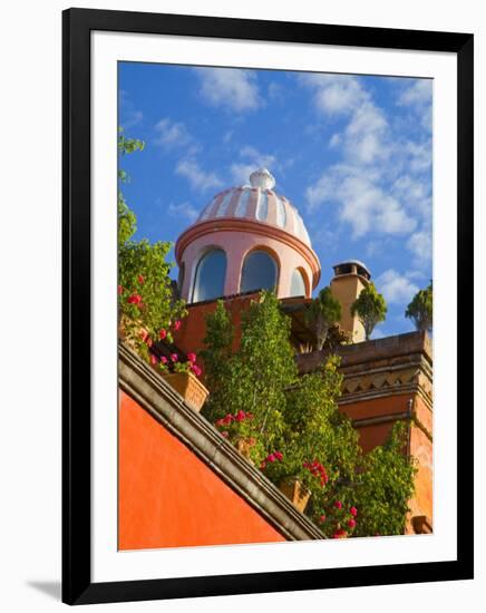 Dome of A Church, San Miguel De Allende, Guanajuato State, Mexico-Julie Eggers-Framed Photographic Print