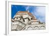 Dome of Brunelleschi, Cathedral, UNESCO, Firenze, Tuscany, Italy-Nico Tondini-Framed Photographic Print