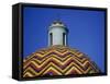 Dome of Church of St Paul Apostle Adorned with Coloured Tiles-null-Framed Stretched Canvas