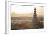 Dome of Deogarh Mahal Palace Hotel at Dawn, Deogarh, Rajasthan, India, Asia-Martin Child-Framed Photographic Print