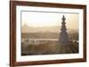 Dome of Deogarh Mahal Palace Hotel at Dawn, Deogarh, Rajasthan, India, Asia-Martin Child-Framed Photographic Print