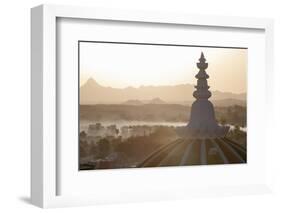 Dome of Deogarh Mahal Palace Hotel at Dawn, Deogarh, Rajasthan, India, Asia-Martin Child-Framed Photographic Print