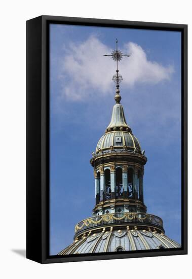 Dome of Frederik's Church or Marble Church-null-Framed Stretched Canvas