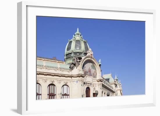 Dome of Municipal House Obecni Dum-Markus-Framed Photographic Print