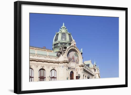 Dome of Municipal House Obecni Dum-Markus-Framed Photographic Print