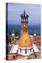 Dome of Puerto Vallarta Church-Danny Lehman-Stretched Canvas