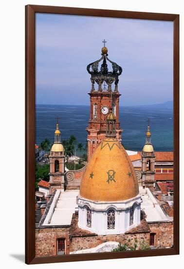 Dome of Puerto Vallarta Church-Danny Lehman-Framed Photographic Print