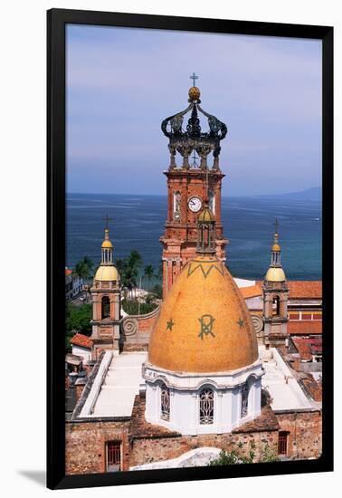 Dome of Puerto Vallarta Church-Danny Lehman-Framed Photographic Print