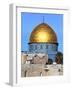 Dome of Rock Above Western Wall Plaza, Old City, UNESCO World Heritage Site, Jerusalem, Israel-Gavin Hellier-Framed Photographic Print