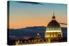 Dome of Saint Peter at Twilight-Circumnavigation-Stretched Canvas