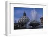 Dome of Saint Peter's with Fountain-null-Framed Photographic Print