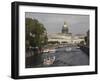 Dome of St. Isaac's Cathedral and Canal, St. Petersburg, Russia, Europe-Rolf Richardson-Framed Photographic Print