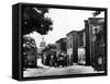 Dome of the Capitol Building Seen from Street in Neighboring Slum-Carl Mydans-Framed Stretched Canvas