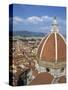 Dome of the Cathedral with the Skyline of Florence, UNESCO World Heritage Site, Tuscany, Italy-Lightfoot Jeremy-Stretched Canvas