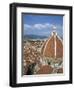 Dome of the Cathedral with the Skyline of Florence, UNESCO World Heritage Site, Tuscany, Italy-Lightfoot Jeremy-Framed Photographic Print