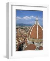 Dome of the Cathedral with the Skyline of Florence, UNESCO World Heritage Site, Tuscany, Italy-Lightfoot Jeremy-Framed Photographic Print