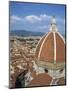 Dome of the Cathedral with the Skyline of Florence, UNESCO World Heritage Site, Tuscany, Italy-Lightfoot Jeremy-Mounted Photographic Print