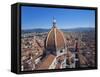 Dome of the Duomo, Florence, Italy, Europe-Hans Peter Merten-Framed Stretched Canvas