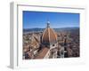 Dome of the Duomo, Florence, Italy, Europe-Hans Peter Merten-Framed Photographic Print