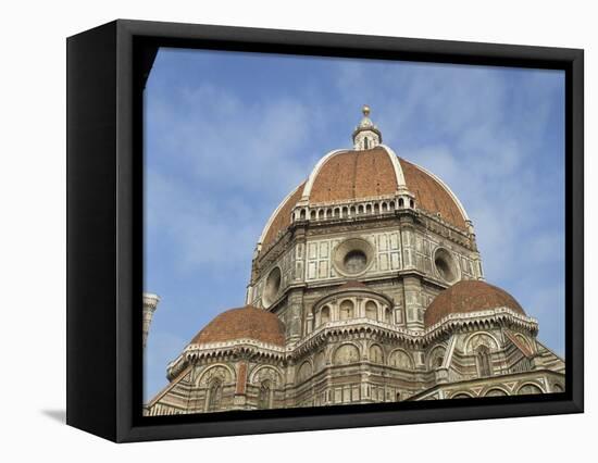 Dome of the Duomo in the Town of Florence, UNESCO World Heritage Site, Tuscany, Italy, Europe-Harding Robert-Framed Stretched Canvas