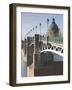 Dome of the Hopital De La Grave and Pont St-Pierre Bridge, Toulouse, Midi-Pyrenees Region, France-null-Framed Photographic Print