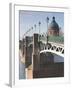 Dome of the Hopital De La Grave and Pont St-Pierre Bridge, Toulouse, Midi-Pyrenees Region, France-null-Framed Photographic Print