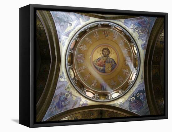 Dome of the Katholikon Greek Orthodox Church in the Church of the Holy Sepulchre, Jerusalem-Godong-Framed Stretched Canvas