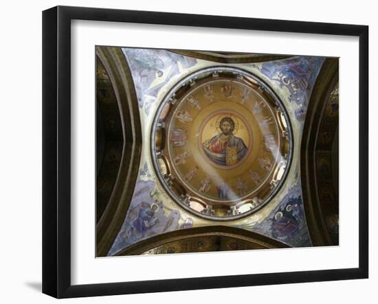 Dome of the Katholikon Greek Orthodox Church in the Church of the Holy Sepulchre, Jerusalem-Godong-Framed Premium Photographic Print