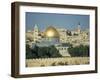 Dome of the Rock and Temple Mount from Mount of Olives, Jerusalem, Israel, Middle East-Simanor Eitan-Framed Photographic Print